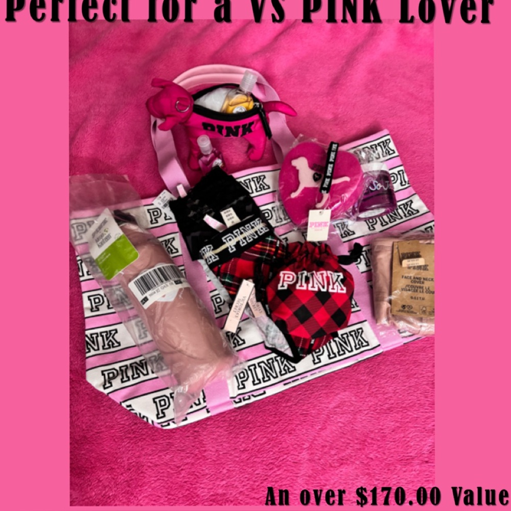 🎄🎄🎄🤶A 💕BUNDLE 🎁 Victoria’s ❤️Secret PINK👌🏼 Gifts with Bag Deal 🤶🎅